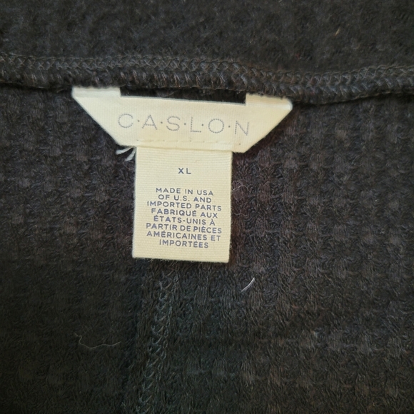 Caslon Oversized Thin Thermal Comfy Sweater Could Hang Off One Shoulder - Picture 3 of 6